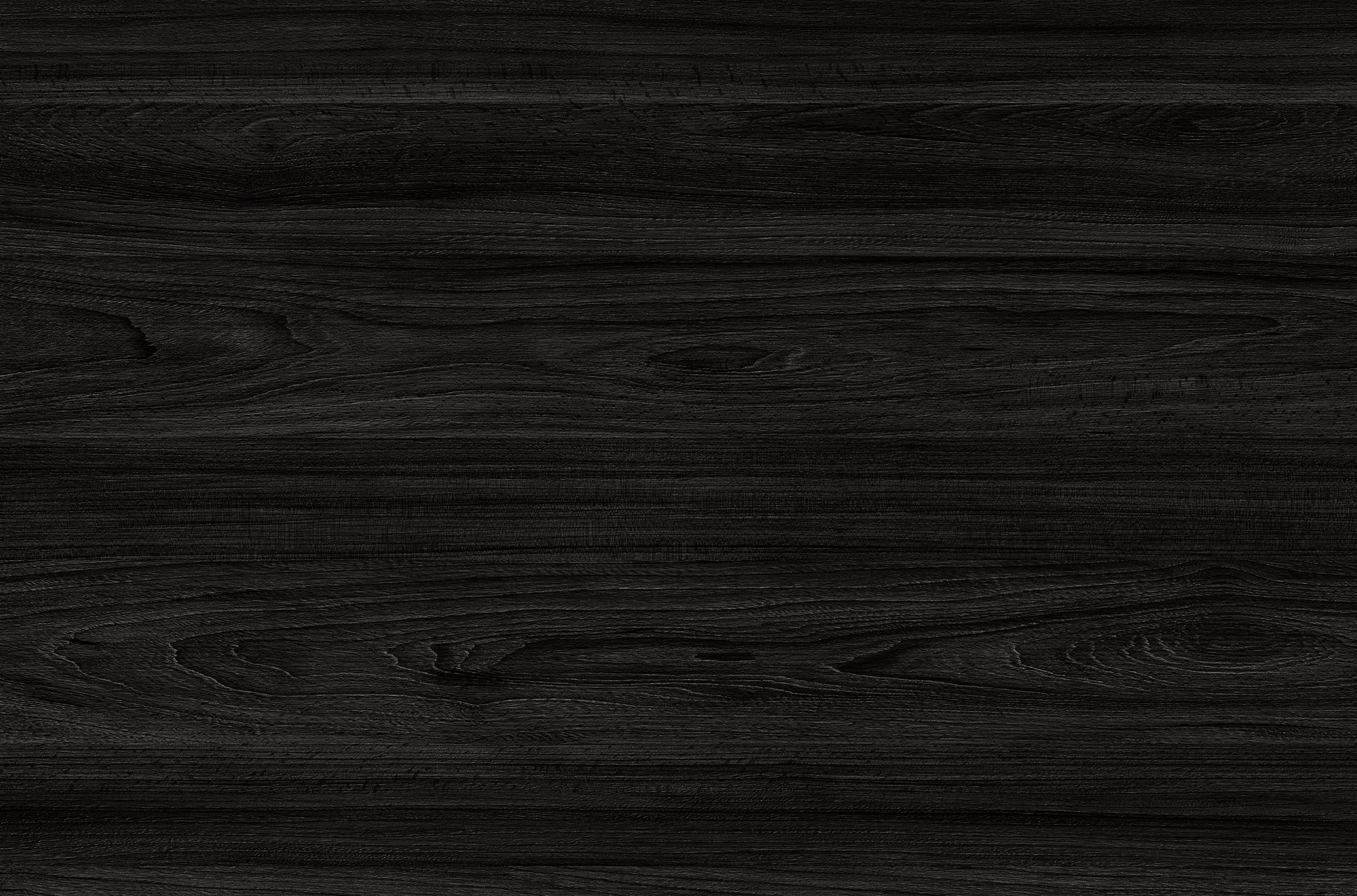 Black Wood Textured Background